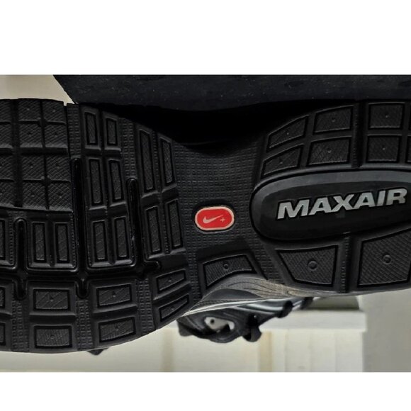 Nike Max Air Motor 396639-001 Black Silver Men’s Sneakers Shoes Size US 13